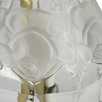 Vintage - Kristal - Geslepen Glas - Bloemmotief - Tafellamp - 90'S thumbnail 11
