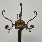 Messing Rococo Staande Kapstok Hollywood Regency Hall Tree 5 thumbnail 6
