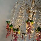 Meerdere Beschikbaar Vintage Roze Murano Druiven Kroonluchters Hanglampen thumbnail 4