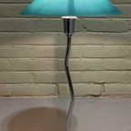 Vintage Frost Glass Tafellamp, Groen/blauw thumbnail 20