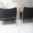 Set Van 2 Vintage Fauteuils Thereca Bauhaus Stijl Fauteuils thumbnail 11