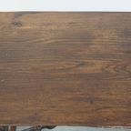 Karaktervolle 18e-eeuwse Antieke Spaanse Side Table/ Eettafel Met Een Prachtig Patina thumbnail 7