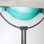 Glass Bowl Italian Floor Lamp thumbnail 7
