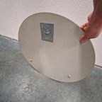 70's Vintage Ronde Spiegel Rookglas Spaceage Grote Spiegel thumbnail 9