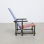 Dutch Bauhaus Lounge Chair In The Style Of Gerrit Rietveld thumbnail 4