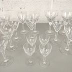 Grote Set Kristallen Val Saint Lambert Glazen thumbnail 6