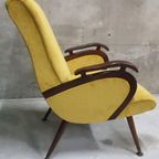 Vintage Fauteuil Jaren 50 Fifties Zetel Dames Fauteuil Easy Chair Retro Fauteuil thumbnail 6