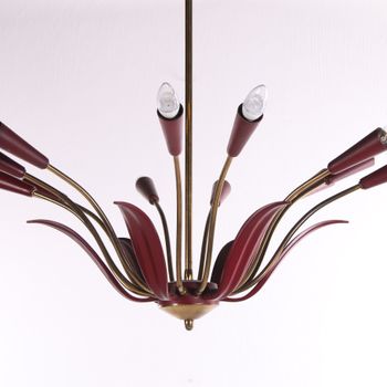 Kristallen kroonluchter / zakkroonluchter / hanglamp antiek barok goud