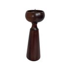 Mid Century Modern / Scandinavian Design - Xxl Candelabra - Solid Teak Wood thumbnail 3