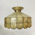 Vintage Mother Of Pearl Hanging Lamp 1970S thumbnail 13