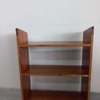 Jaren 50/60 Scandinavisch Wandmeubel Wandrek (teak-grenen-fineer) thumbnail 9