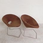 Set Van 2 Designstoelen In De Stijl Van Artifort, Leolux, Pierre Paulin thumbnail 12