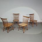 Scandinavian Design Chairs Akerblom Design Bar Chair Birch Wooden Chair Sweden thumbnail 2