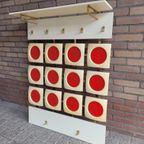 Pop Art Jaren 70 Wand Garderobe Rood thumbnail 3