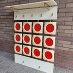 Pop Art Jaren 70 Wand Garderobe Rood thumbnail 3