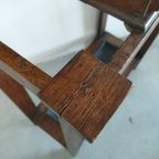 Antieke Arts & Crafts Halmeubel Kapstok (1908) thumbnail 14