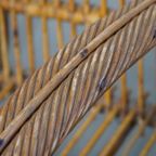 Luxe Franse Rotan Vintage Design Fauteuil Uit De Jaren ’50 thumbnail 10