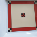 Vierkante Schaal Met Art Deco Stijl Dessin thumbnail 7