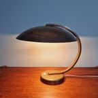 Bauhaus Messing Bureaulamp, Egon Hillebrand, 1940-50 thumbnail 4