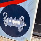 Xl Groot Emaille Reclamebord Van Torpedo Freilauf. thumbnail 7