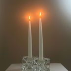 Vintage Glass Candle Holders – Set Of 2 By Rudolf Jurnikl thumbnail 4