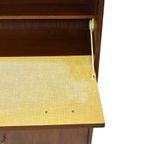 Vintage Secretaire Wandkast Werkplek Jaren 60 Teak Fineer thumbnail 20