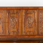 Spectacular Architectural Italian Mid-Century Cabinet From 1950’S thumbnail 15