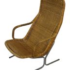 Vintage Rotan Fauteuil - Dirk Van Sliedregt Jaren 60 Design thumbnail 20