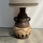 Vintage Vloerlamp Keramiek Fat Lava - Seventies Bruin/beige thumbnail 6
