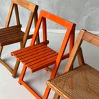 Jaren 70 Klapstoelen 6X Vintage Stoelen Retro Prijs P/Stuk thumbnail 3