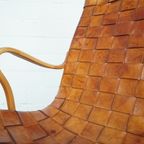 Bruno Mathsson Leather Lounge Chair Model Eva thumbnail 3