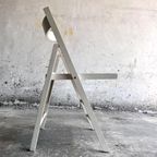 Mid-Century White Folding Dining Chair, Italy 1970S thumbnail 6