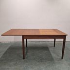 Vintage Uitschuifbare Tafel Uitschuiftafel Teakhouten Tafel thumbnail 11