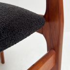 Set Van 6 Opnieuw Gestoffeerde Stoelen Van Burchardt Nielsen thumbnail 6