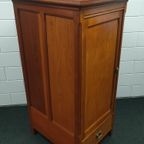 Unieke Diepe Antieke/Art Deco Opbergkast Deken Kast thumbnail 9