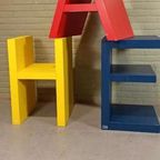 Vintage Set Van Flototto Letters Boekenplanken Pop Art thumbnail 9