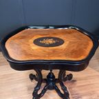 Antieke Wijntafel, Hollands Willem Iii In Horrix Stijl thumbnail 8