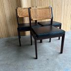 Set/ 3 Vintage Top Form Stoelen, 1960, Skai Webbing thumbnail 2