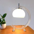 Vintage Plexiglas Tafellamp Dressoir Lamp Space Age Jaren70 thumbnail 2