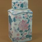 Vintage Dekselvaas Gemberpot Pastel Chinees thumbnail 2