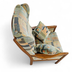 2 X Casala Wingback / Lounge / Armchair In Top Condition / 4 Small Cushions / 1960s thumbnail 18