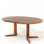 Korup Ronde 2x Verlengbare Eettafel Vintage Deens Massief Teak 'nollund' thumbnail 7