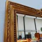 Vintage Goudkleurige Rococo Deknudt Spiegel Kuifspiegel Schouwspiegel 101 thumbnail 6