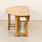 1970’s Scandinavian Modern Pine Gateleg Table thumbnail 8
