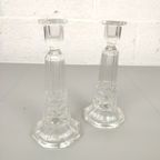 Duo Persglas Val Saint Lambert Kandelaars thumbnail 5