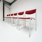 Set Van 6 Stapelbare Stoelen Van Gijs van der Sluis, 1970's thumbnail 4