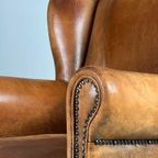 Wingback Fauteuil Schapenleer Klassiek thumbnail 17