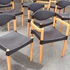 12 X Vintage Strax Stoelen, Hartmut Lohmeyer Voor Casala. thumbnail 9