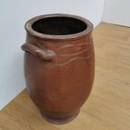 Grote Aardewerk Antiek Keulse Pot, Plantenbak, Bloempot 006 thumbnail 11