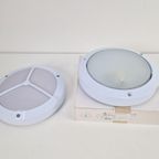 6 Lug Buiten Wandlamp Satela Iii - Ip54 Slagvast Wit Metaal thumbnail 4